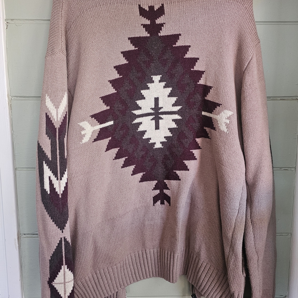 Aztec Patterned Sweater - Stetson Brand - Picture 4 of 6
